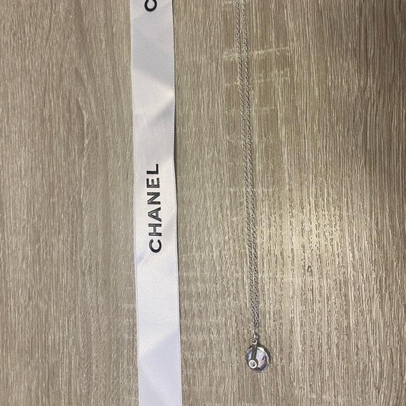 💎Delicate Authentic CHANEL Charm with 925 Silver Necklace💎 - Picture 8 of 16